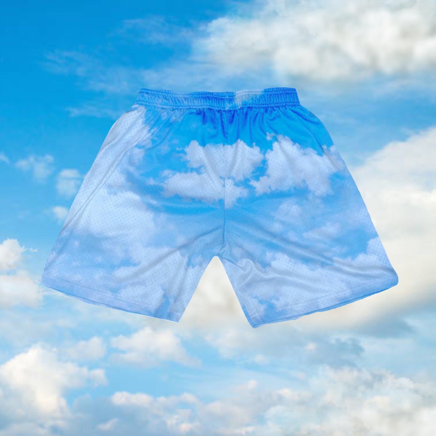 Splash sky blue shorts