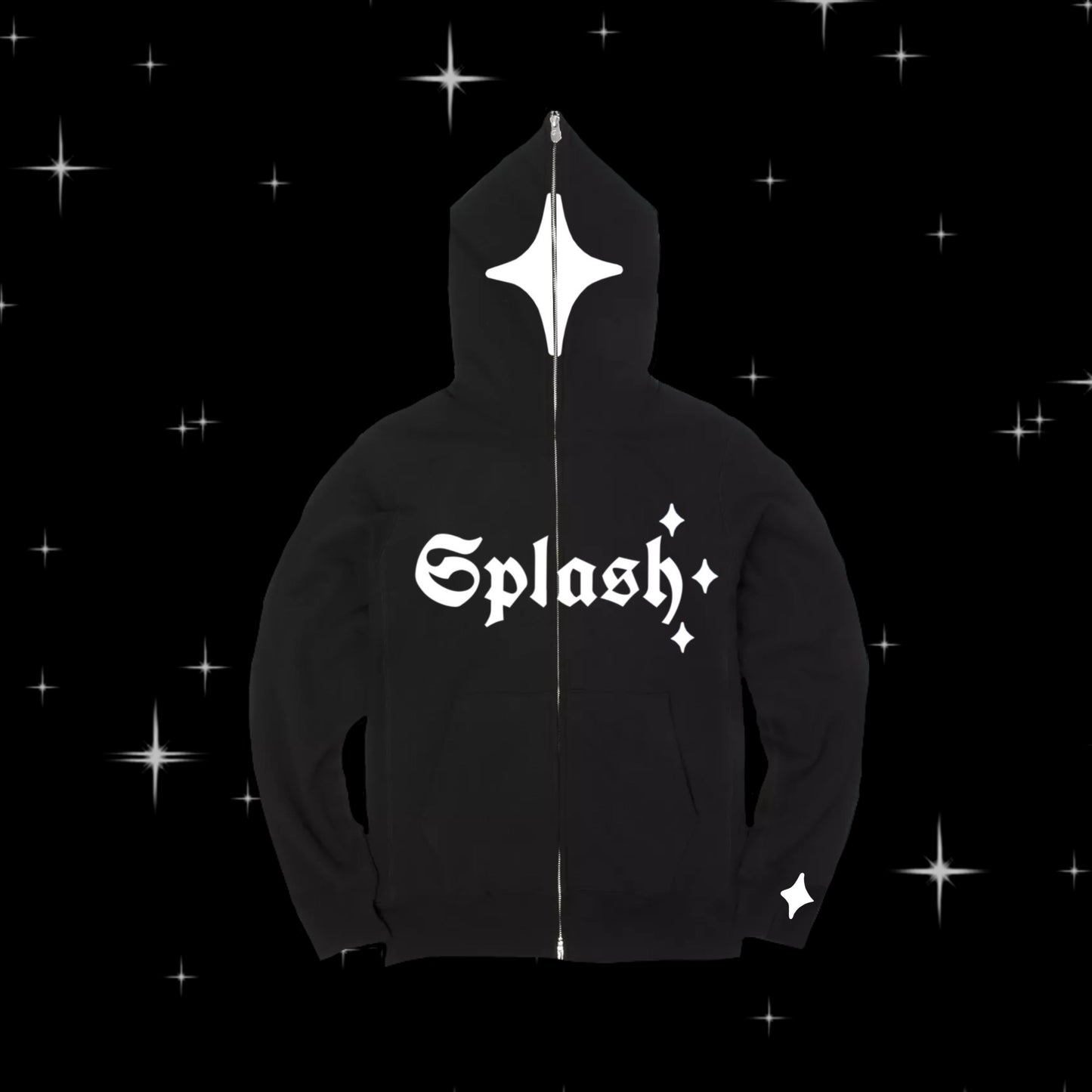 Splash Star fullzip hoodie (onyx)